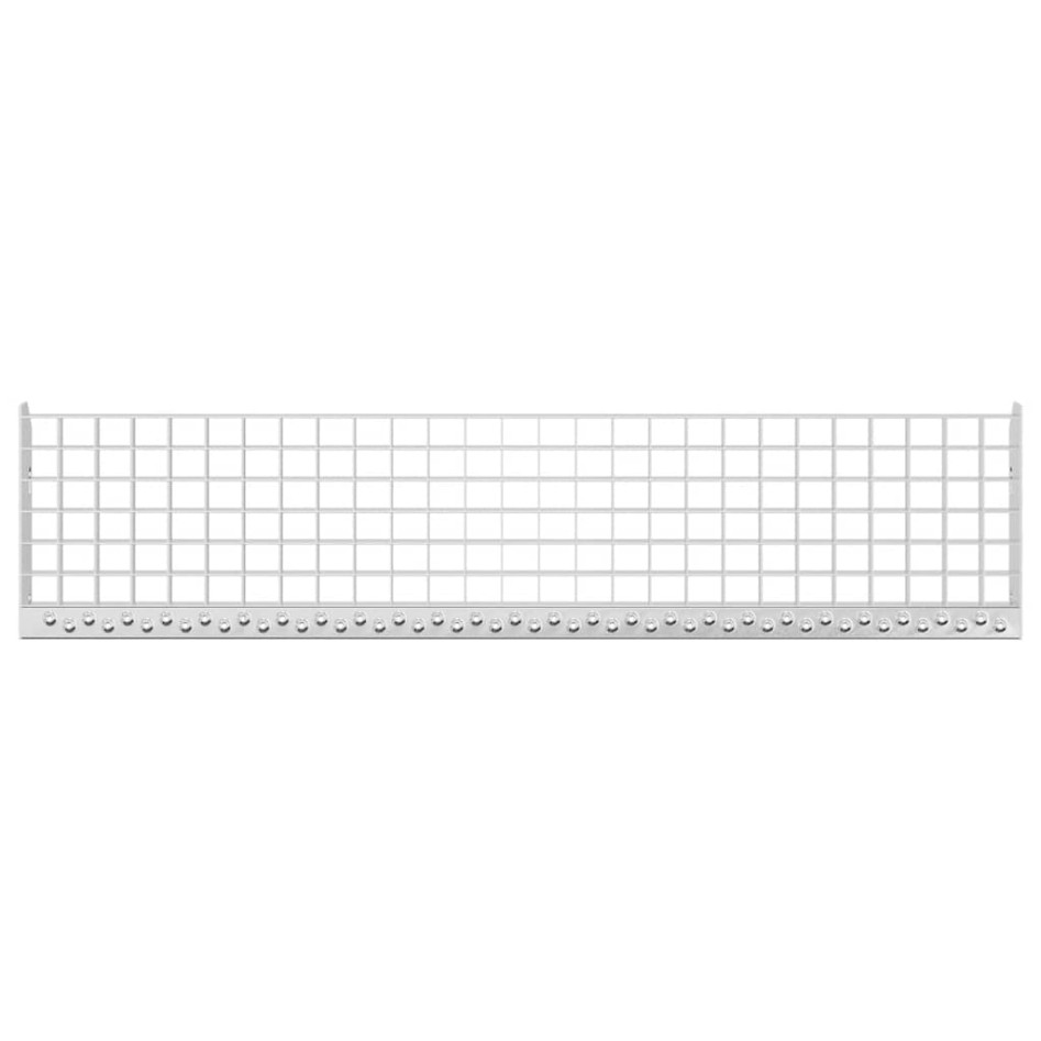 Peldaño de rejilla acero galvanizado 100x24x7