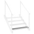 Peldaño de rejilla acero galvanizado 100x24x7