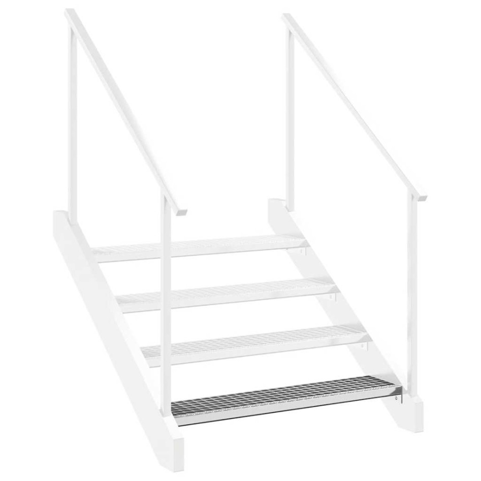 Peldaño de rejilla acero galvanizado 100x24x7