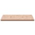 Encimera de baño madera maciza de haya 100x60x2,5
