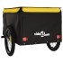 Remolque para bicicleta hierro negro y amarillo 45
