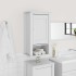 Mueble pared baño BERG madera maciza pino blanco 40x27x71,5