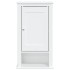 Mueble pared baño BERG madera maciza pino blanco 40x27x71,5
