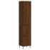 Aparador alto madera contrachapada roble marrón 34,5x34x180