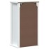 Mueble pared baño BERG madera maciza pino blanco 40x27x71,5