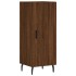 Aparador alto madera contrachapada roble marrón 34,5x34x180