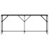 Mesa consola madera de ingeniería negro 180x23x75