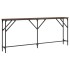 Mesa consola madera de ingeniería marrón roble 180x23x75
