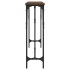 Mesa consola madera de ingeniería marrón roble 180x23x75