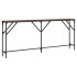 Mesa consola madera de ingeniería marrón roble 180x23x75