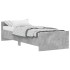Estructura de cama madera de ingeniería gris hormigón 75x190