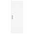 Aparador alto madera contrachapada blanco 34,5x34x180