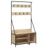 Perchero con zapatero roble Sonoma 100x41x184