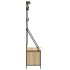 Perchero con zapatero roble Sonoma 100x41x184