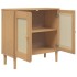 Aparador SENJA aspecto de ratán madera pino marrón 80x35x80