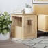 Jaula para perros madera de ingeniería roble Sonoma 45x62x59