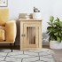 Jaula para perros madera de ingeniería roble Sonoma 45x62x59