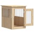 Jaula para perros madera de ingeniería roble Sonoma 45x62x59
