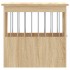 Jaula para perros madera de ingeniería roble Sonoma 45x62x59