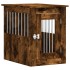 Jaula para perros madera ingeniería roble ahumado 45x62x59