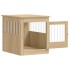 Jaula para perros madera ingeniería roble Sonoma 64,5x80x71