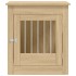 Jaula para perros madera ingeniería roble Sonoma 64,5x80x71