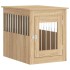 Jaula para perros madera de ingeniería roble Sonoma 55x75x65