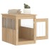 Jaula para perros madera de ingeniería roble Sonoma 55x75x65