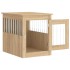 Jaula para perros madera de ingeniería roble Sonoma 55x75x65
