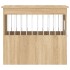 Jaula para perros madera de ingeniería roble Sonoma 55x75x65