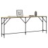 Mesa consola madera de ingeniería roble Sonoma 200x29x75