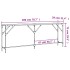 Mesa consola madera de ingeniería roble Sonoma 200x29x75