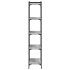 Librería 5 estantes madera ingeniería gris Sonoma 60x30x154