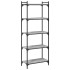 Librería 5 estantes madera ingeniería gris Sonoma 60x30x154