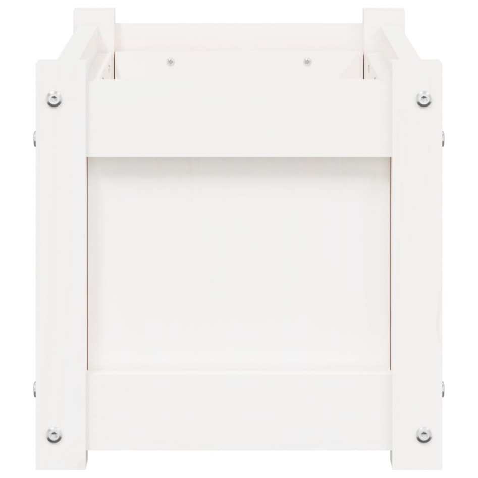 Jardineras de exterior 2 unidades madera maciza de pino