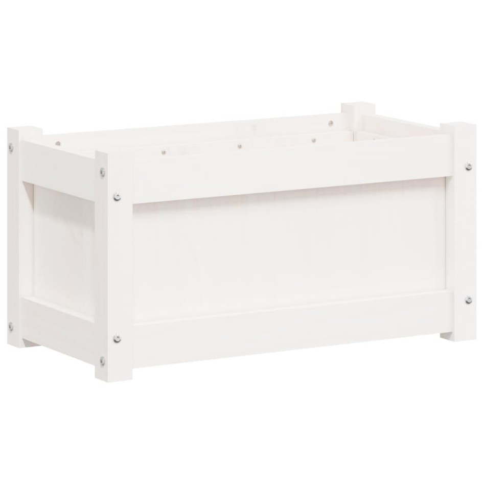 Jardineras de exterior 2 unidades madera maciza de pino