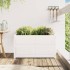 Jardinera de madera maciza de pino blanca 90x50x50