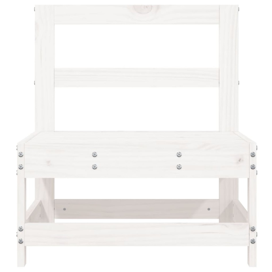 Sofá central de jardín madera maciza de pino