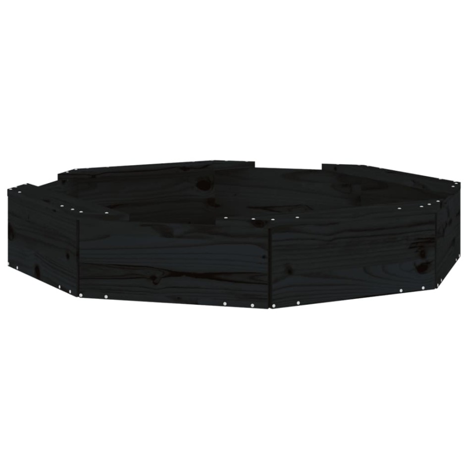 Arenero con asientos octógono madera maciza de pino