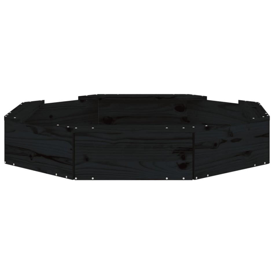 Arenero con asientos octógono madera maciza de pino