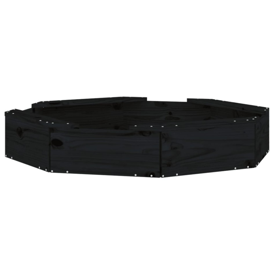 Arenero con asientos octógono madera maciza de pino