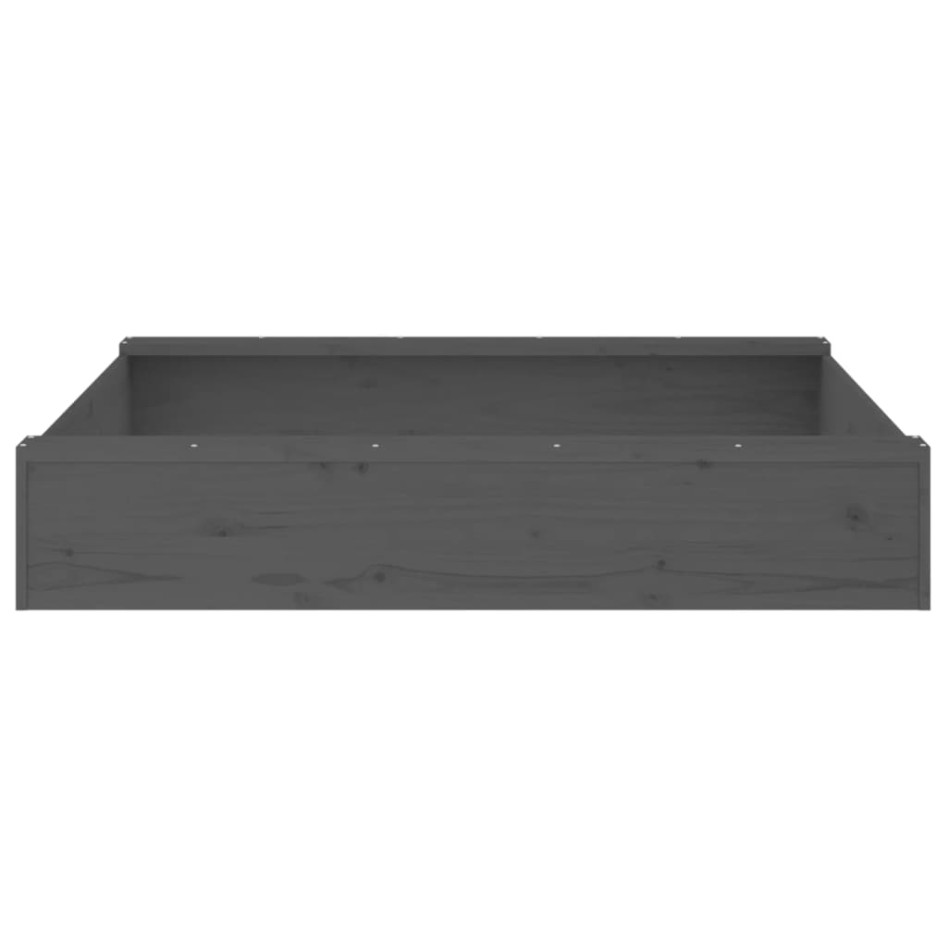 Arenero con asientos cuadrado madera maciza de pino