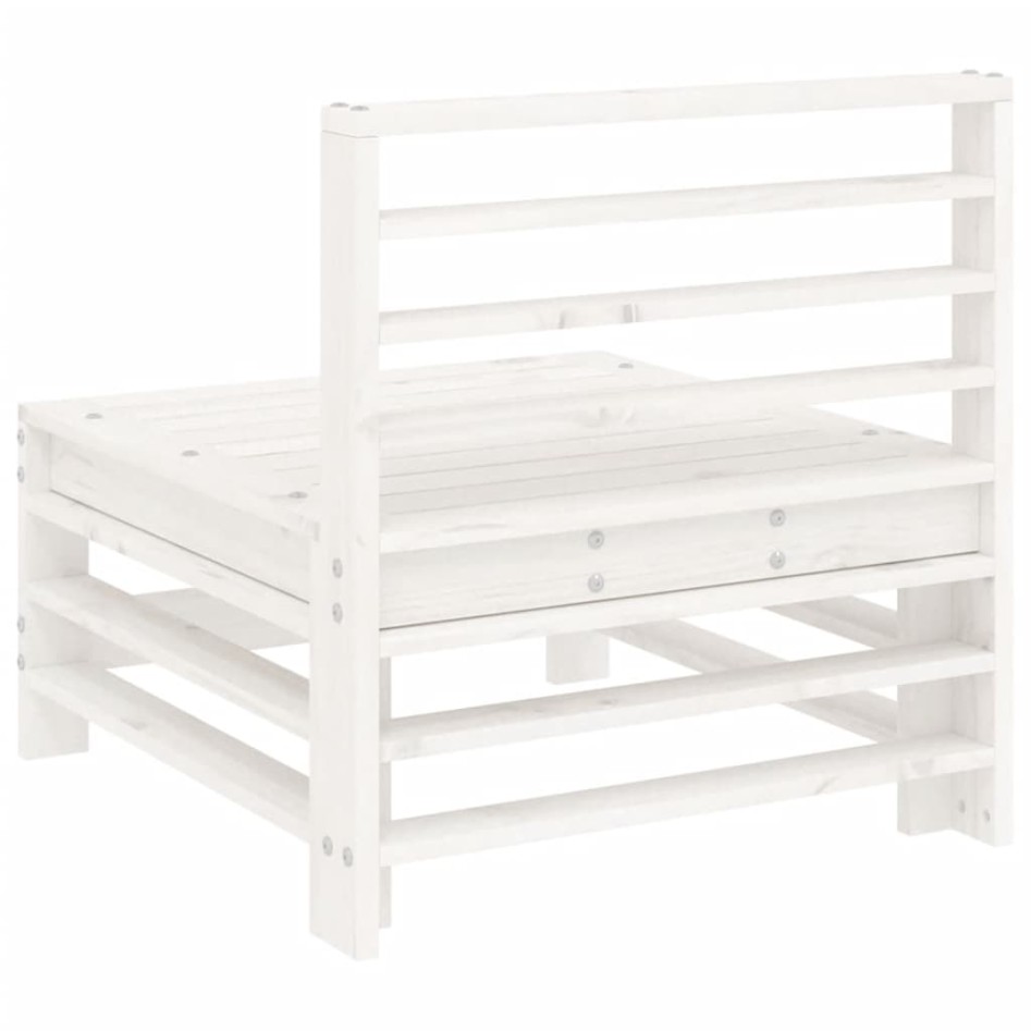 Sofá central de jardín madera maciza de pino