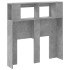 Cabecero LED madera ingeniería gris hormigón 100x18,5x103,5