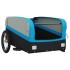 Remolque para bicicleta hierro negro y azul 45