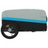 Remolque para bicicleta hierro negro y azul 45
