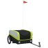 Remolque para bicicleta hierro negro y verde 45