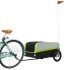 Remolque para bicicleta hierro negro y verde 45
