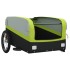 Remolque para bicicleta hierro negro y verde 45