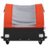 Remolque para bicicleta hierro negro y naranja 30